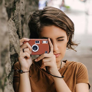 耐影相机硅胶套适用于柯达H35胶卷机硅胶保护套半格保护壳h35n简约防撞相机包硅胶套H35N硅胶科套数码配件女