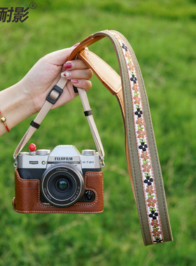 耐影相机背带快拆适用于佳能拍立得单反肩带索尼微单G7快挂脖绳复古文艺斜挎扣M6M50佳能M200富士XT3配件