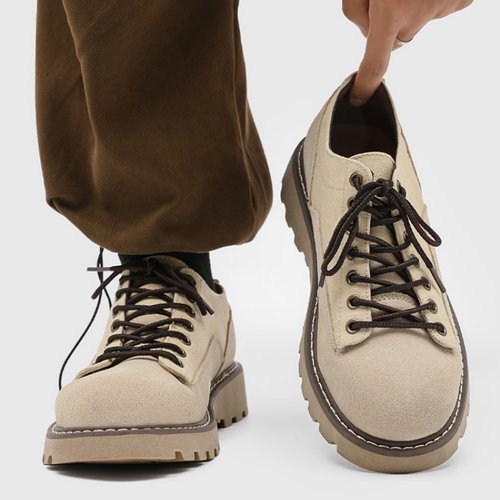 真皮男鞋美式马丁鞋大头工装鞋