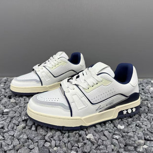 潮牌男鞋2026春秋新款休闲鞋轻便百搭防滑运动鞋透气轻奢男士板鞋