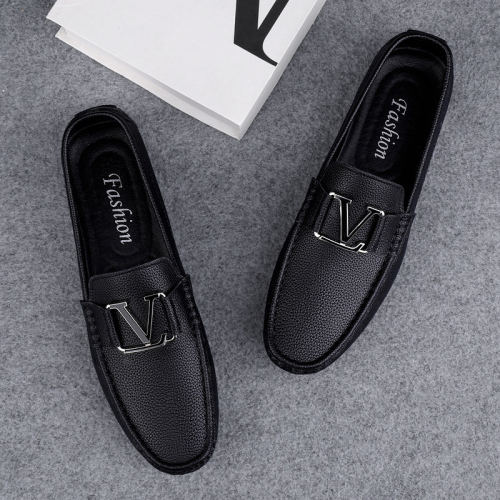 透气英伦休闲商务高级感潮皮鞋