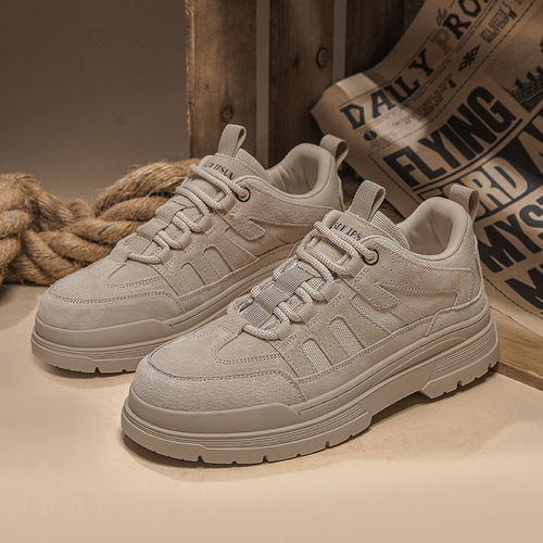 真皮休闲鞋子男款潮流百搭男鞋