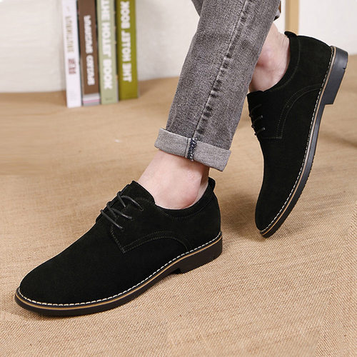 真皮男鞋美式潮牌复古休闲鞋