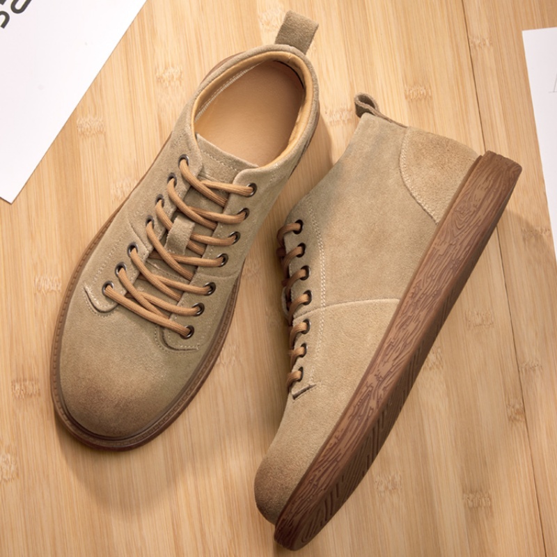 真皮马丁鞋男复古英伦风工装鞋