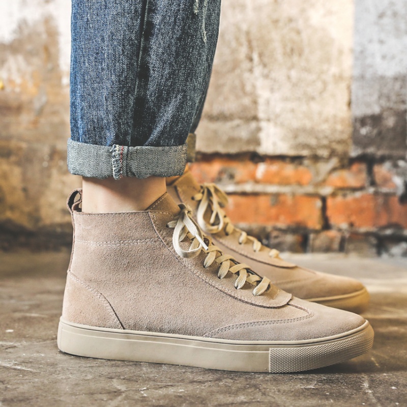 马丁靴男秋季短靴男靴子真皮复古