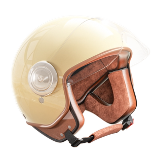 营缆头盔电动车女冬季保暖加绒3c认证复古可爱电瓶摩托车男安全帽