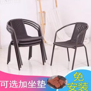 单人仿五藤椅阳台桌椅子围件套椅办公椅家用餐椅三靠背椅会议椅