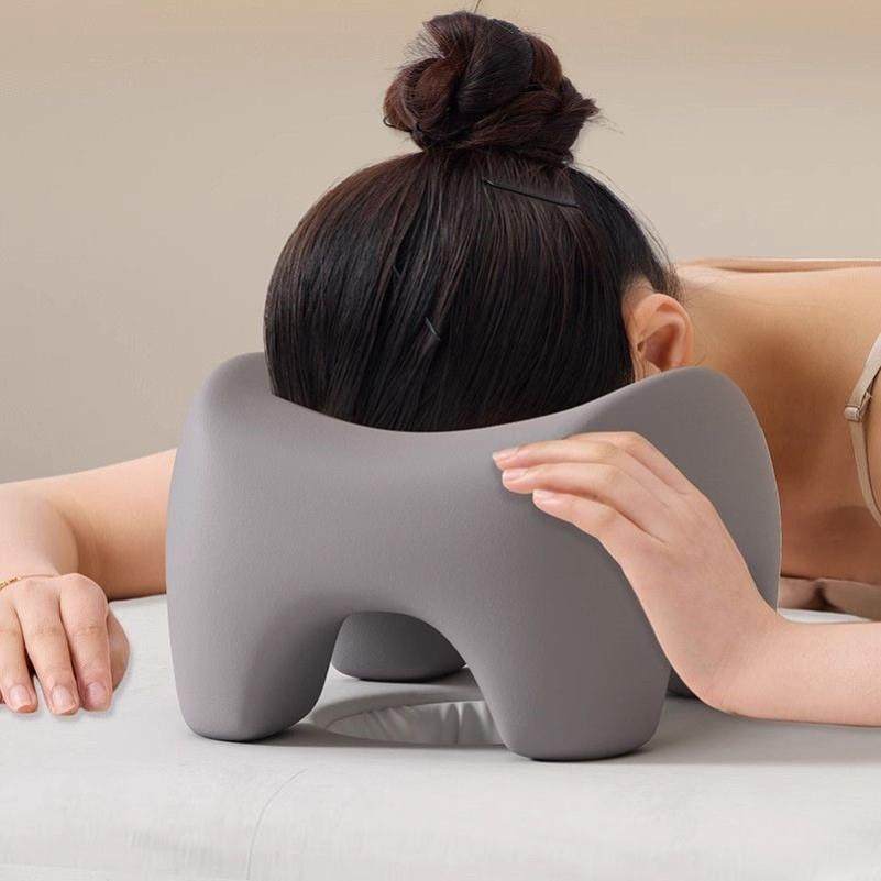 悬浮式家用按摩支架按摩头位床头按摩支架按摩床头部支架趴枕推拿