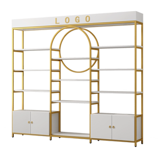 护肤化妆品展示柜美容院产品展示架收纳美甲陈列柜置物储物货架子