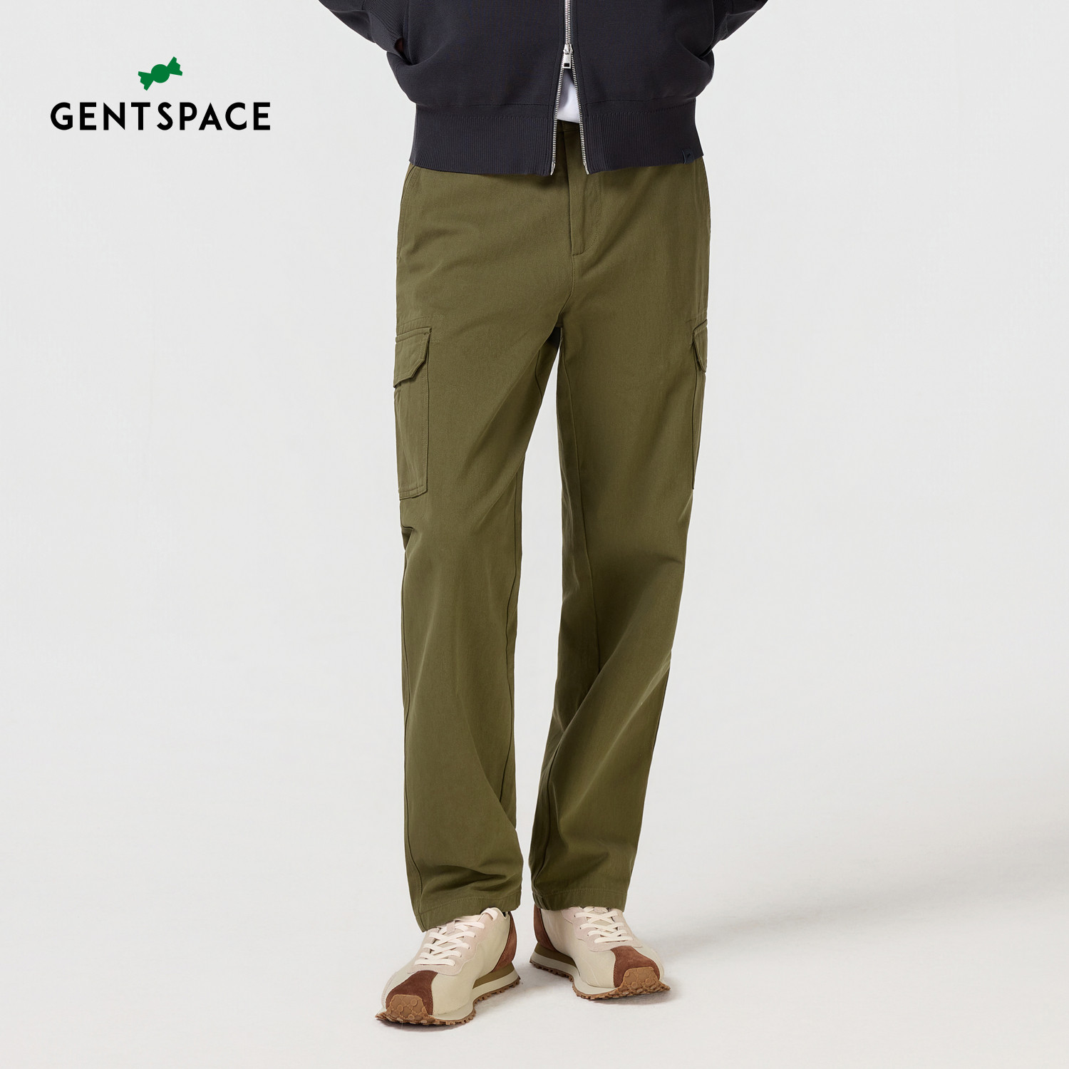 GENTSPACE春夏新品男士直筒休闲裤工装裤休闲时尚