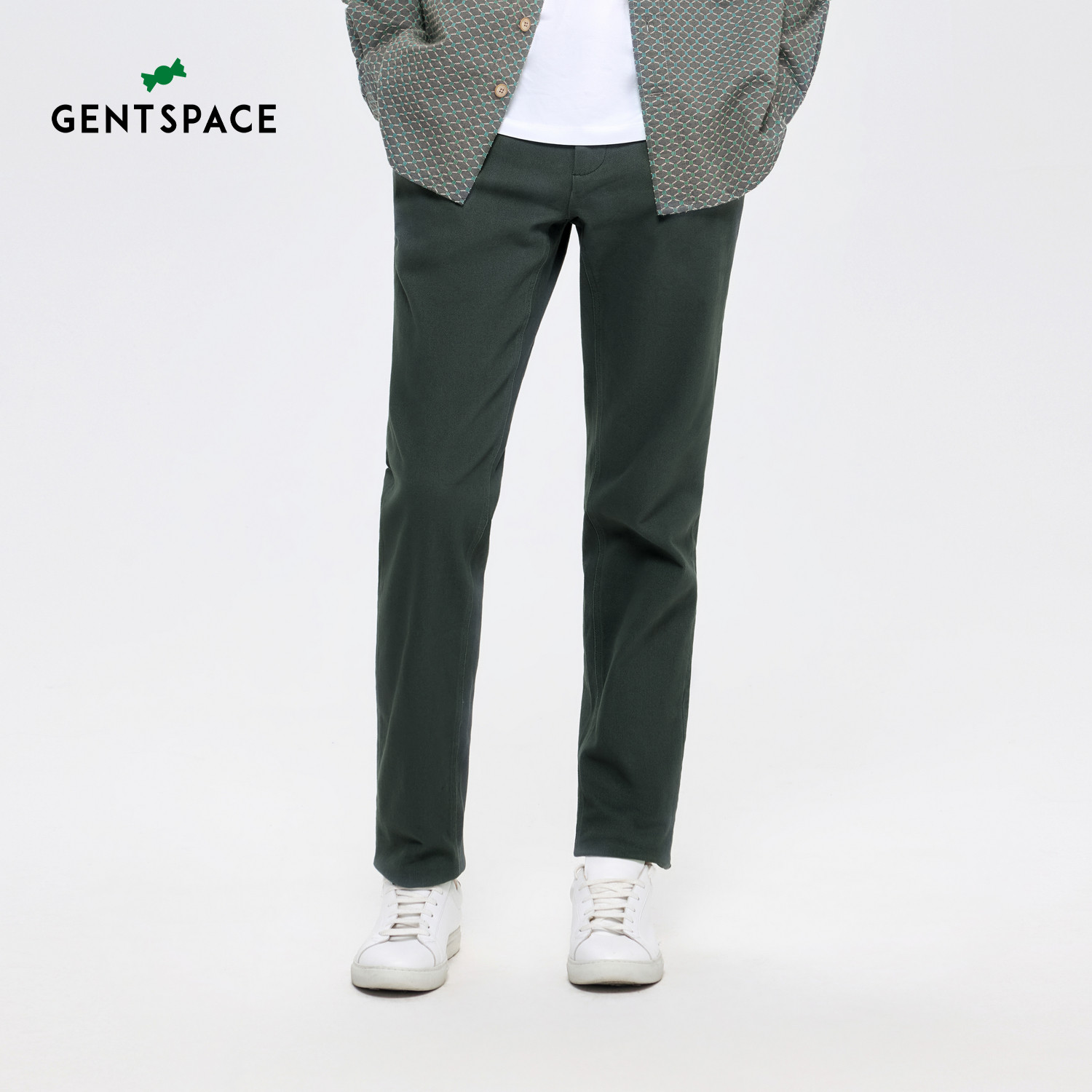 GENTSPACE秋季新品男士易搭休闲商务棉质休闲裤