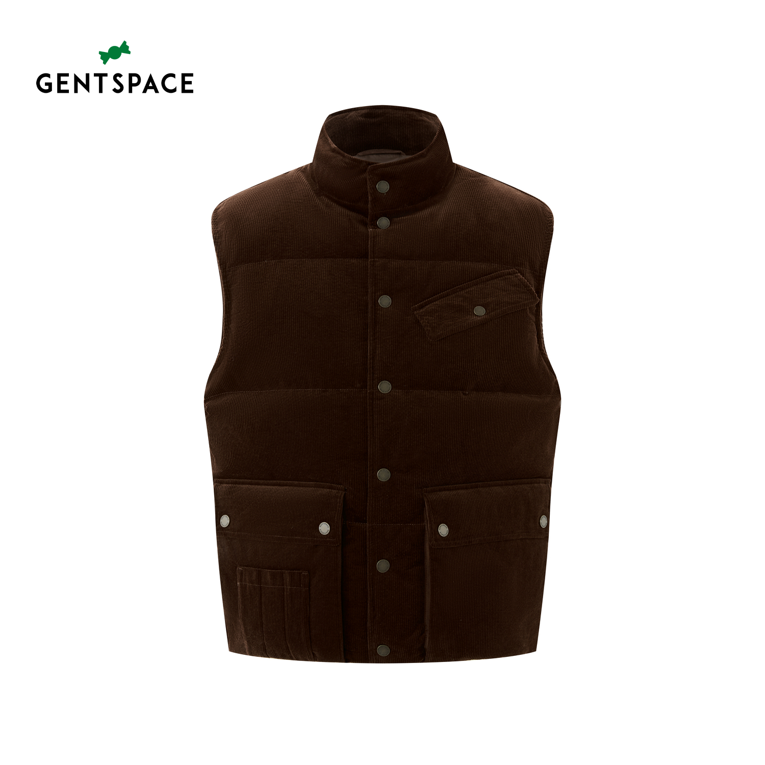 GENTSPACE 2025秋冬新品时尚男士鹅绒羽绒马甲