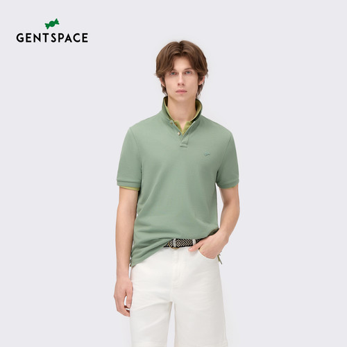 商场同款GENTSPACE休闲短袖Polo
