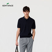 POLO衫 短袖 舒适棉质几何肌理男士 GENTSPACE26年春夏新品