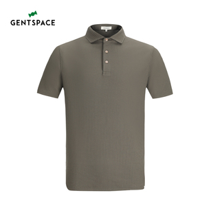 夏季 休闲 商场同款 男款 POLO衫 新品 GENTSPACE 竖条纹短袖