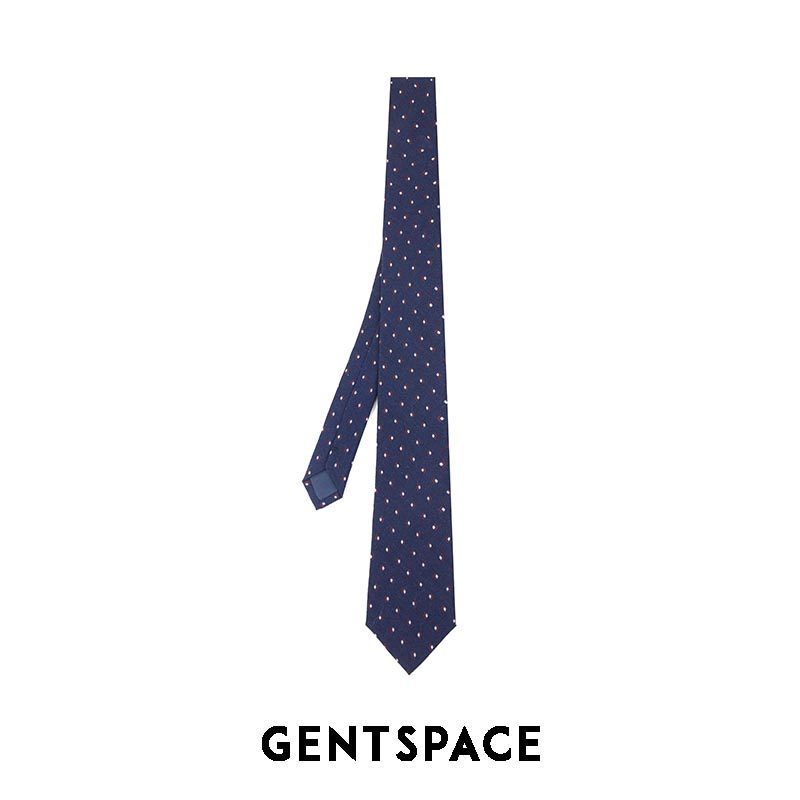 男士正装商务休闲风印花羊毛领带