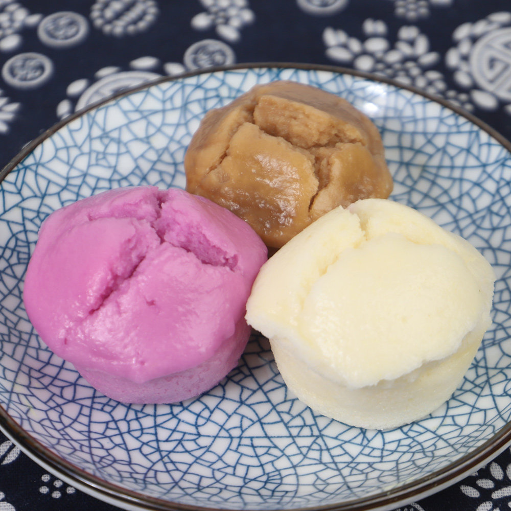 宁波特产传统糕点酒酿开花米馒头碗糕米糕小吃糕点花色团早餐310g