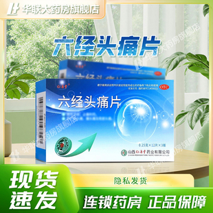 仁源堂六经头痛片0.25g 全头痛偏头痛局部头痛疏风活络止痛 36片