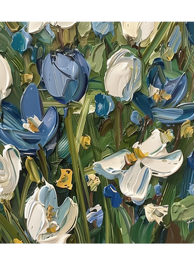 YASAN法式手绘花卉肌理油画
