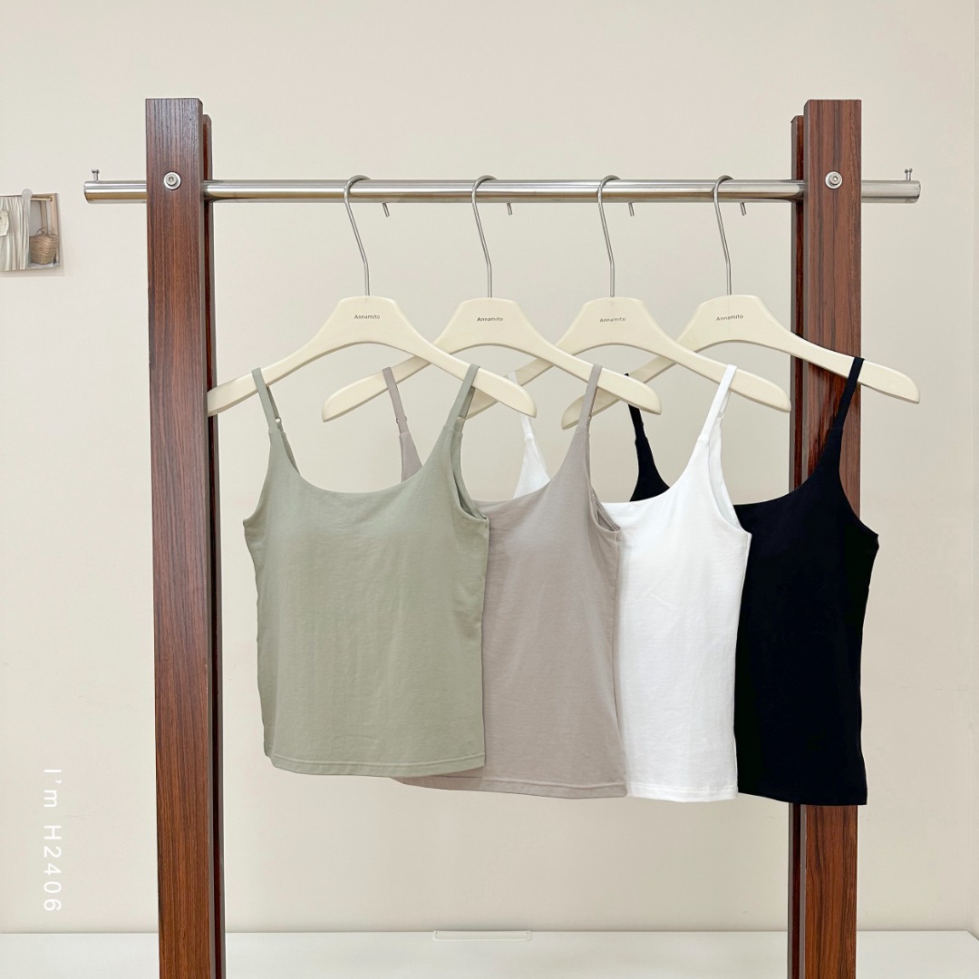 2025夏季细肩带无痕美背吊带背心