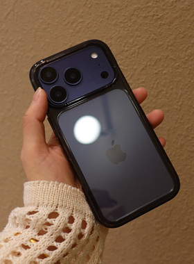 适用苹果17手机壳防摔por新款pro保护壳max透明iphone轻奢高级感ins女款p时尚大气pm黑色
