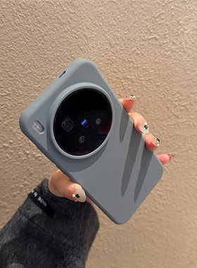 适用vivo手机壳x300防摔pro新款por保护套p外壳5G液态硅胶耐脏软糯纯色ins女款可爱粉色灰色紫色