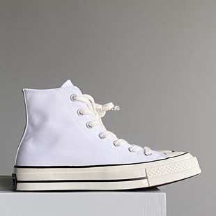 A02306C A02304C Converse匡威1970s夏季 全白三星标高低帮帆布鞋