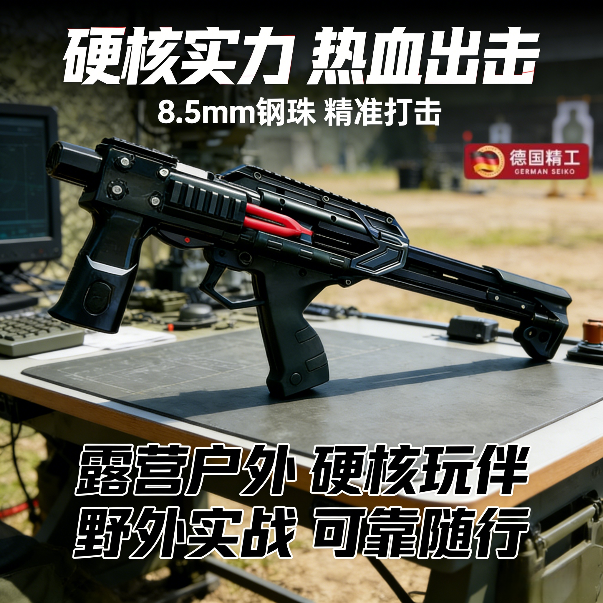 雷神皮筋钢珠大威力高精准户外弹