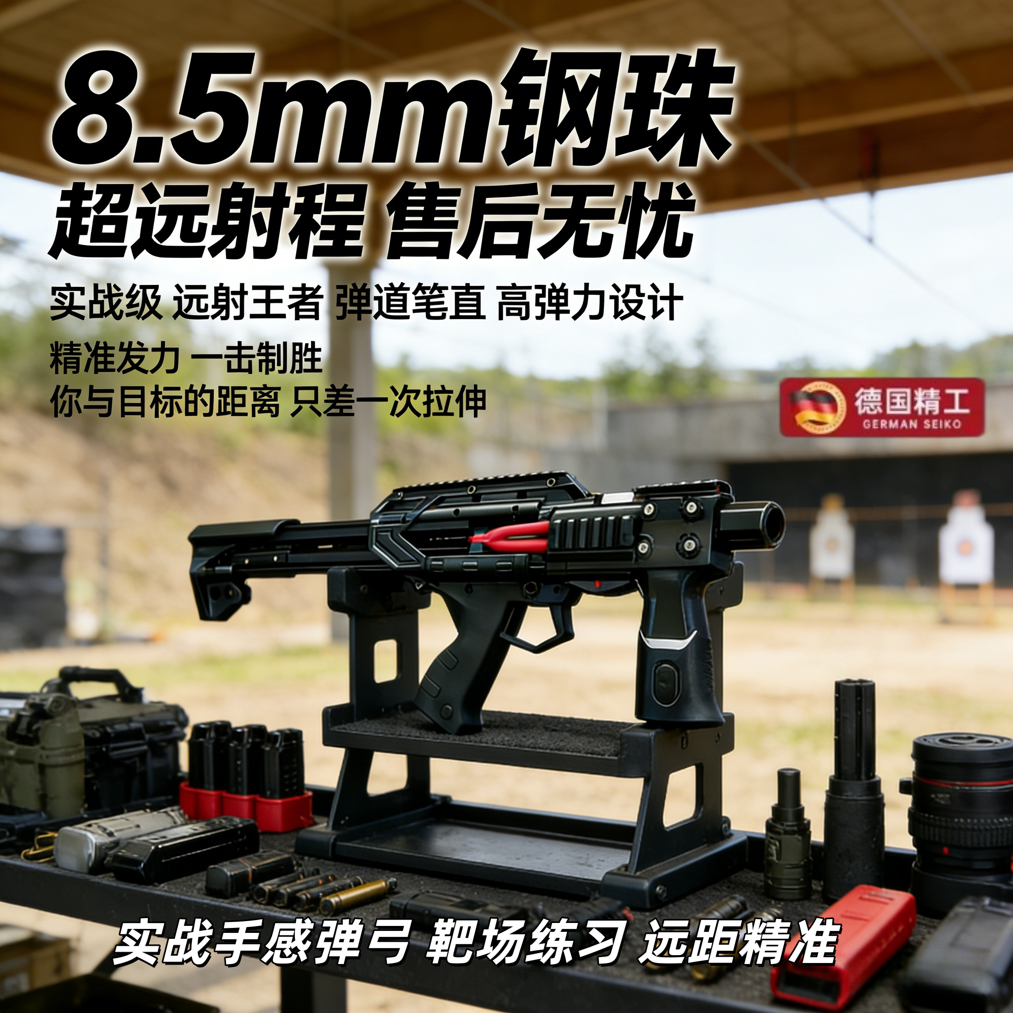 雷神钢珠黑武士射击人弹珠连发打