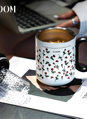 GOOM马克杯保温喝水咖啡杯子2026新款办公室女生款高颜值新年礼物