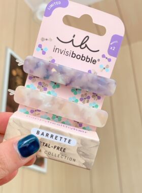 invisibobble新款高端发夹女侧边一字夹网红刘海后脑勺节日礼物