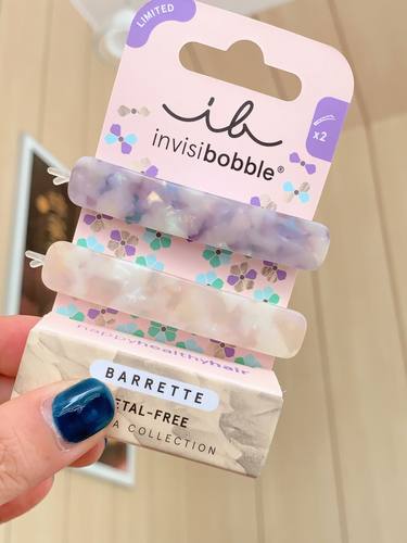 invisibobble新款高端发夹女侧边一字夹网红刘海后脑勺节日礼物