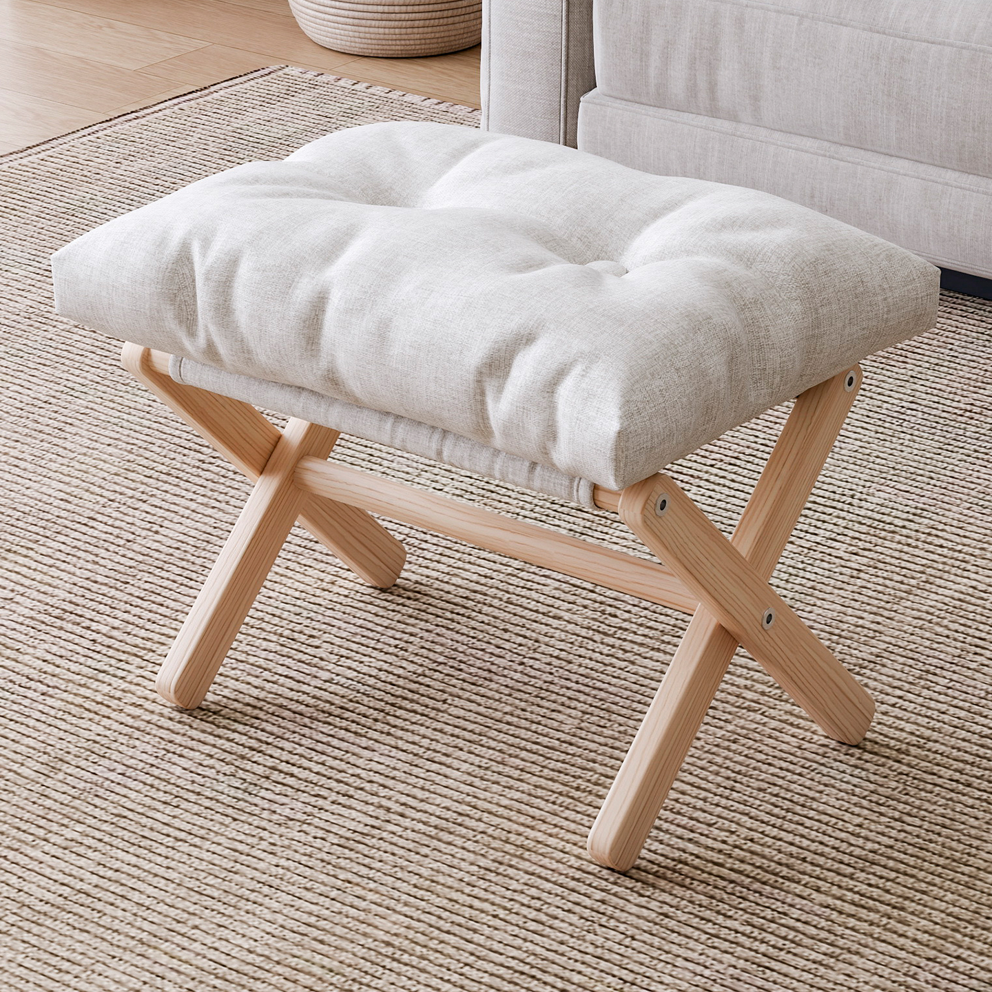 办公室午睡搁脚神器脚踏凳子翘脚垫脚凳家用沙发凳简约折叠踩脚凳