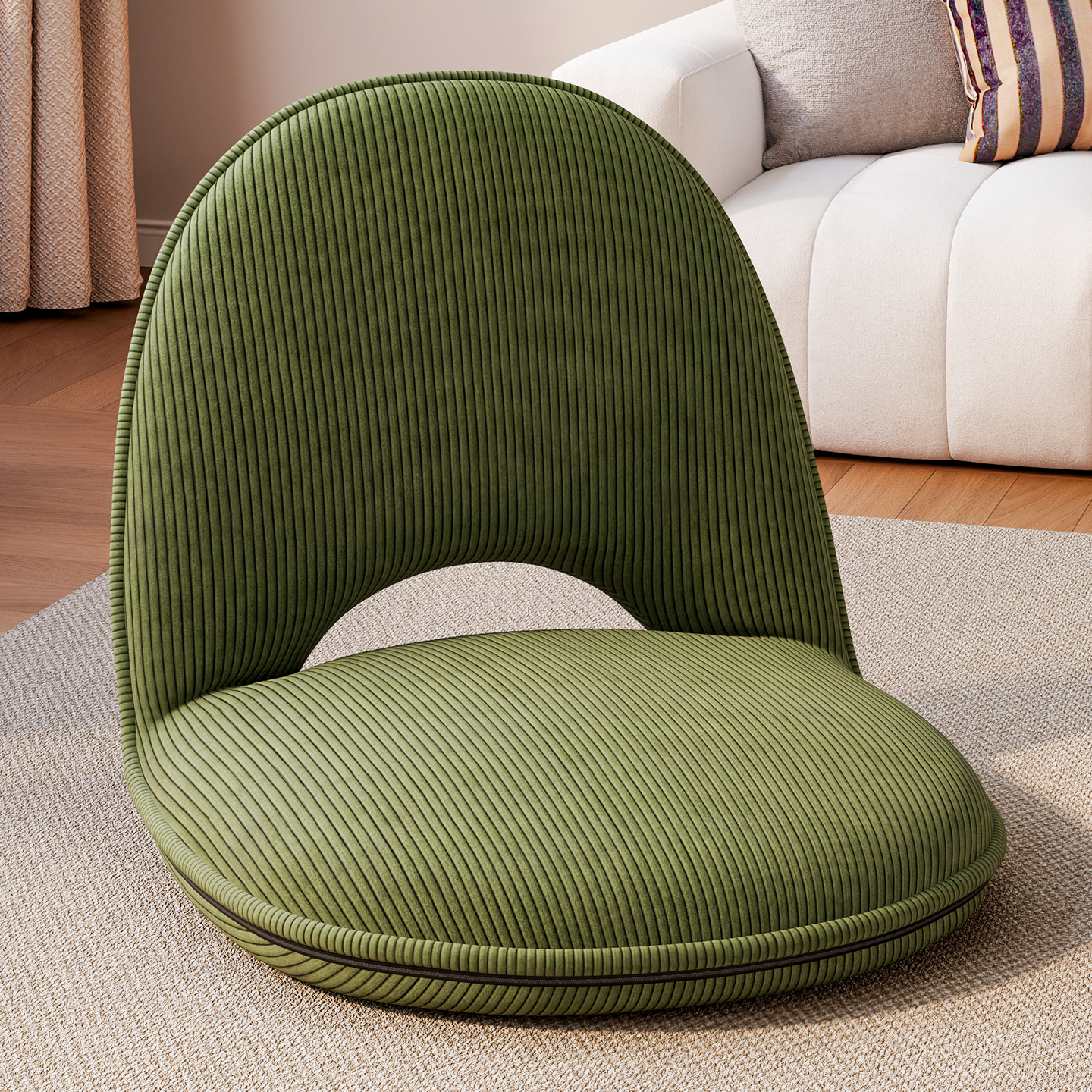 客厅阳台单人小沙发懒人沙发榻榻米座椅沙发靠背椅卧室飘窗椅坐垫