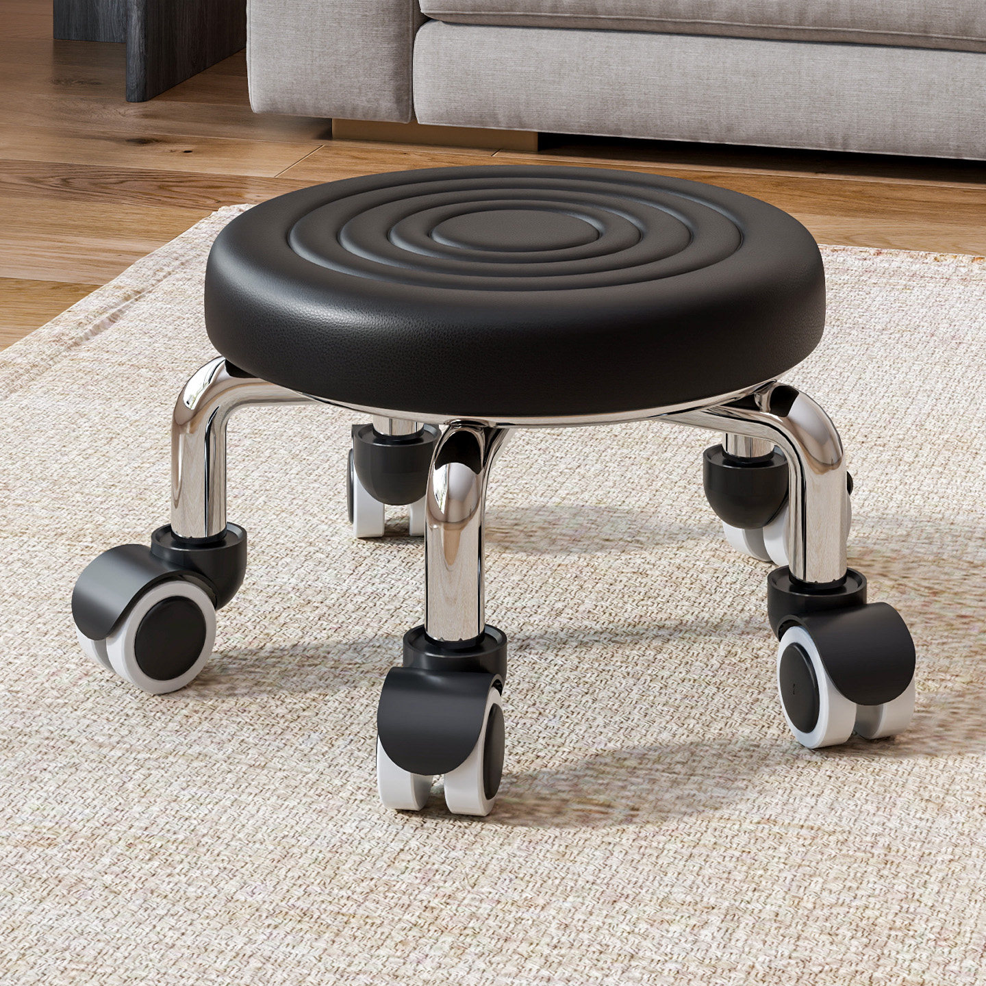 万向轮小凳子美甲美缝凳小板凳凳子家用滑轮矮凳椅子儿童学步矮凳,住宅家具,矮凳,淘宝优惠券,粉丝福利购,淘宝优惠卷