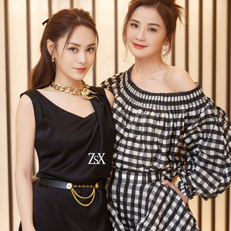 钟欣潼蔡卓妍同款连衣裙