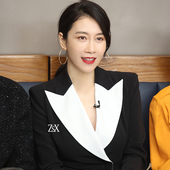 女士 春季 套装 两件套 设计感撞色西装 品格温峥嵘同款 新品 时尚