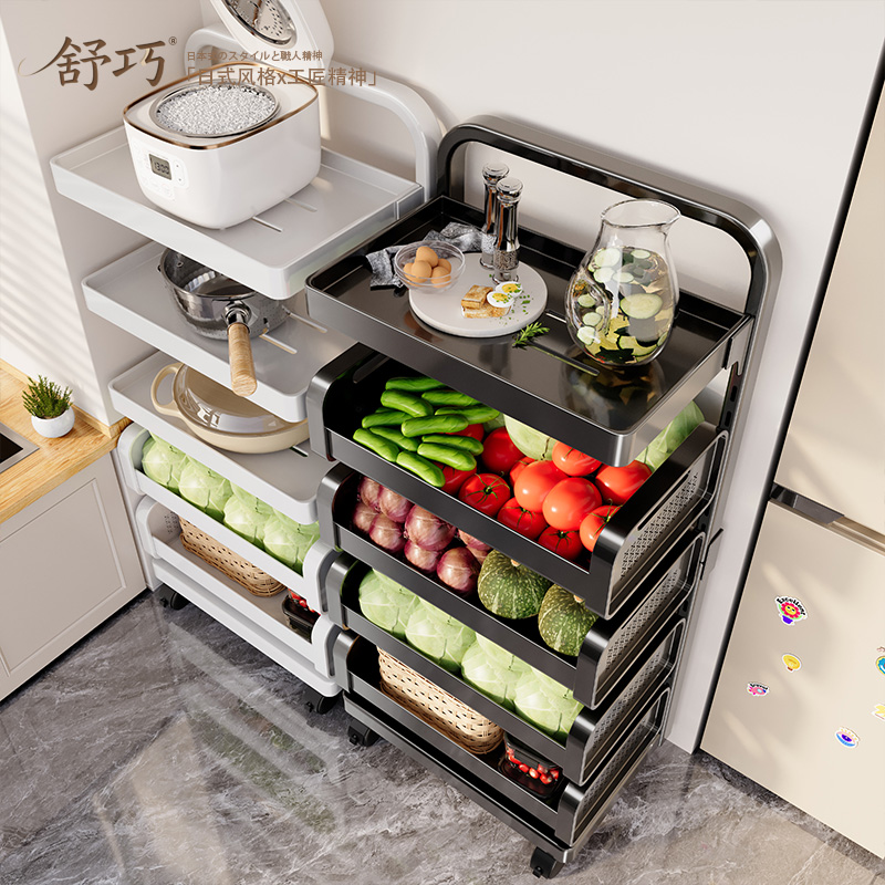 多功能锅具收纳架果蔬置物架