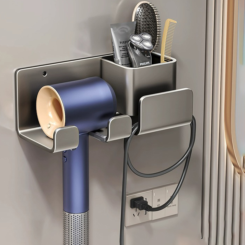 吹风机置物架免打孔安装新款巨献
