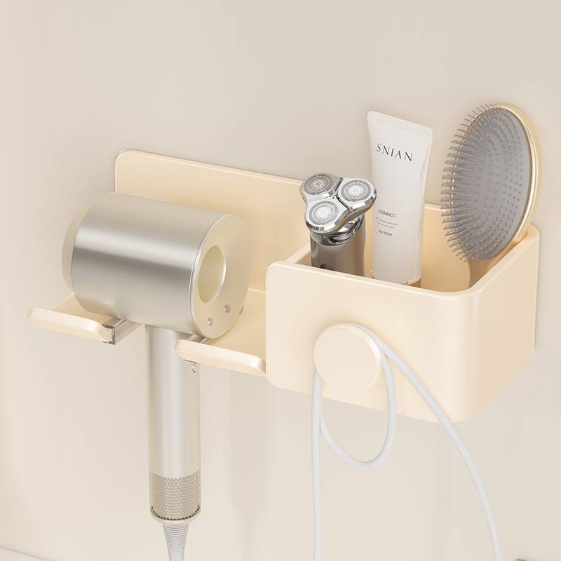 吹风机置物架免打孔卫生间壁挂吹风机支架浴室厕所电吹风收纳架子