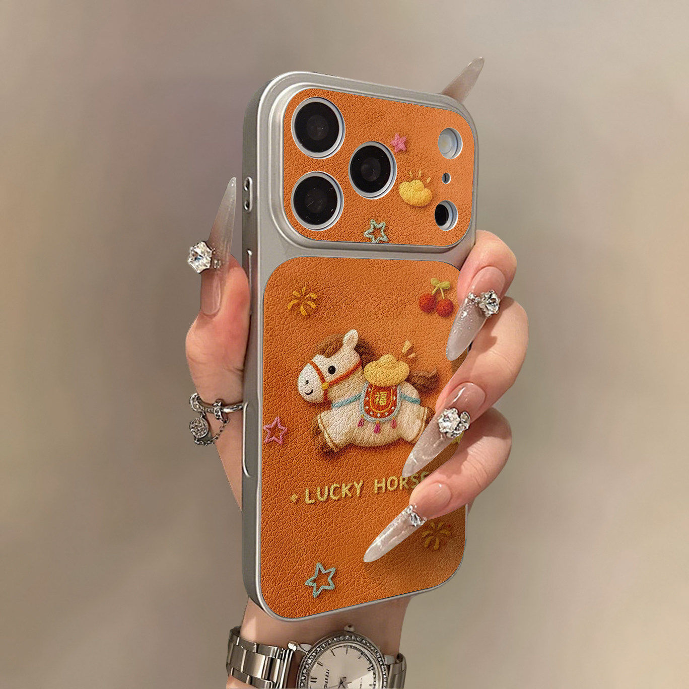 橙底星福马年适用苹果17promax手机壳iPhoneAir新款16pro女款15plus高级感14硅胶全包防摔13新年11小羊皮12套,3C数码配件,手机保护套/壳,淘宝优惠券,粉丝福利购,淘宝优惠卷