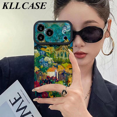 油画梵高村庄适用苹果16pr