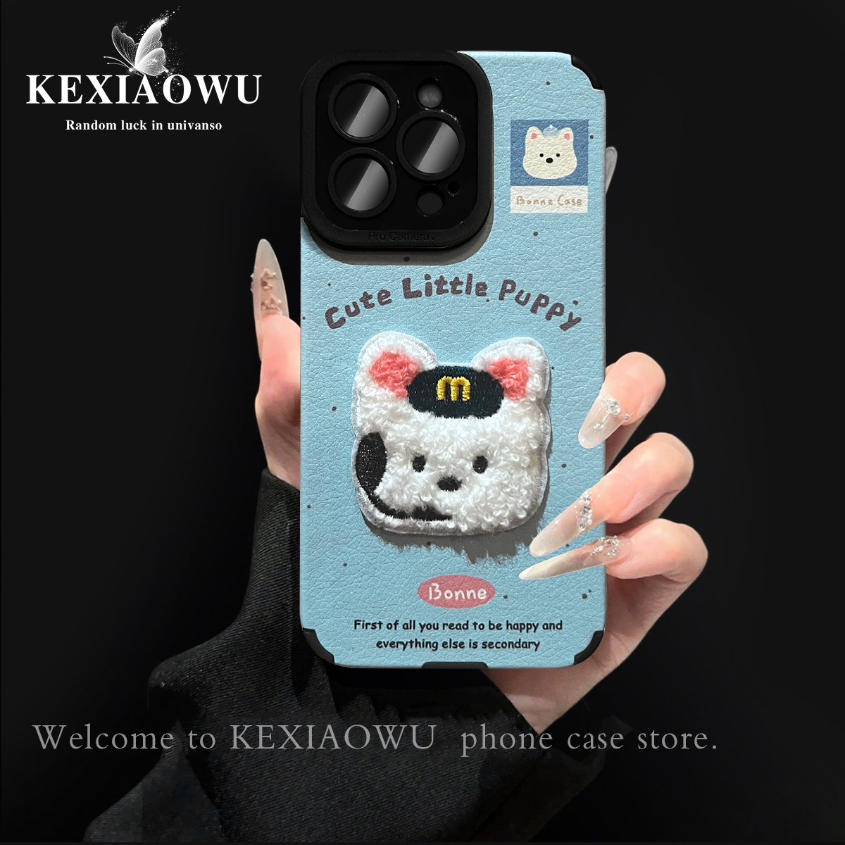 适用苹果14pro耳麦小狗15m