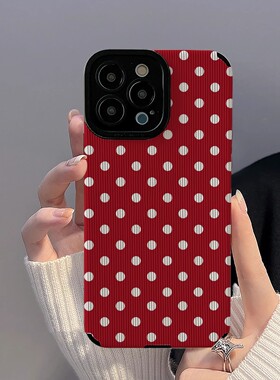 白色波点适用于华为nova12手机壳11se新款5pro简约12pro高级感11pro全包8硅胶10小众6软壳9pro个性ultra套