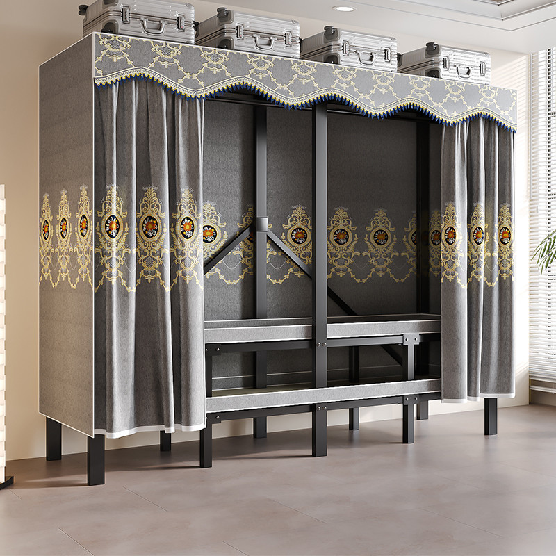 免安装可折叠布衣柜全钢架结构