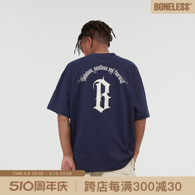 BONELESS美式短袖T恤上衣