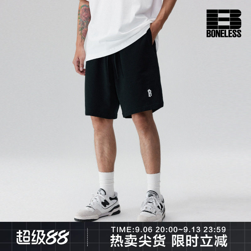 BONELESS基础印花运动短裤图片