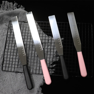 歌瑞特直角带刻度抹刀不锈钢生日蛋糕食品级