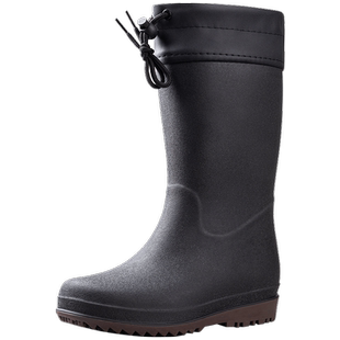 TPE橡胶雨鞋女款2026新款水鞋时尚外穿水靴通勤轻便胶鞋防滑雨靴