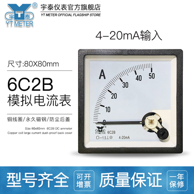 6C2B模拟表变频器输入交流电流表
